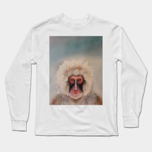 Snow Monkey Sees Your Soul Long Sleeve T-Shirt